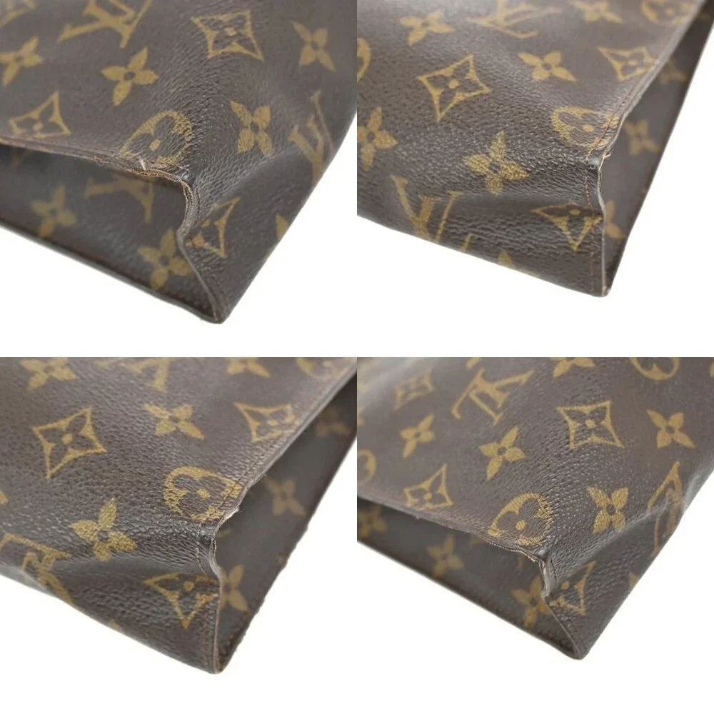 LOUIS VUITTON Poche Toilette 26 Clutch Hand Bag Monogram Leather M47542 01YH581